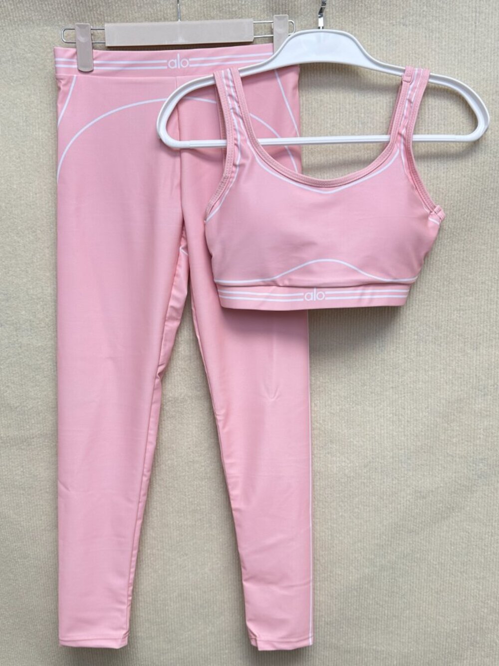 ALO Yoga Blue Jumpsuit Set, Size S